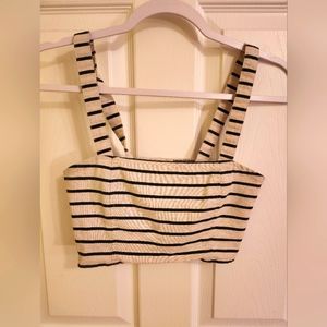 Urban Outfitters Ecote striped bralette crop